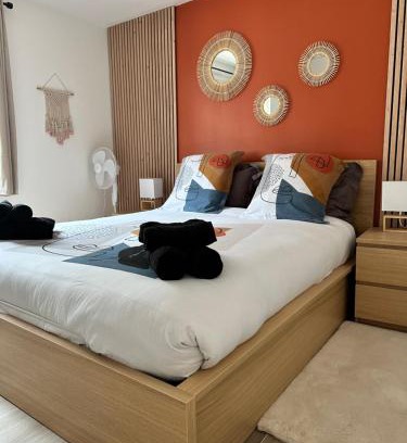Arpajon Appartement | Le cocon Parking privé Centre ville Gare