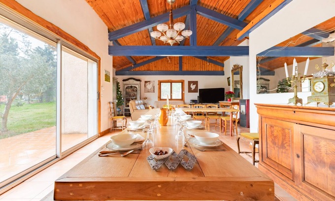Villalbe Maison | Le Coteau Ensoleillé - Climatisée avec piscine