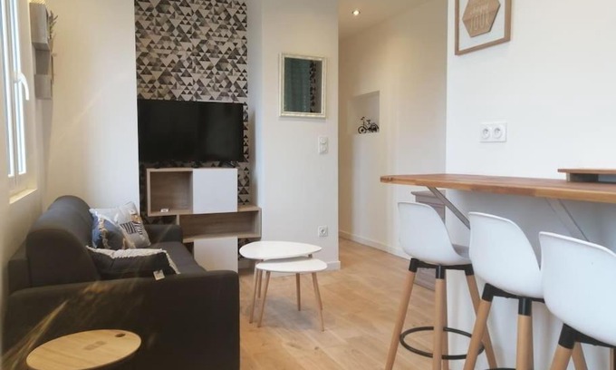 Hauteville-sur-Mer Appartement | Le Courlis, à deux minutes de la plage
