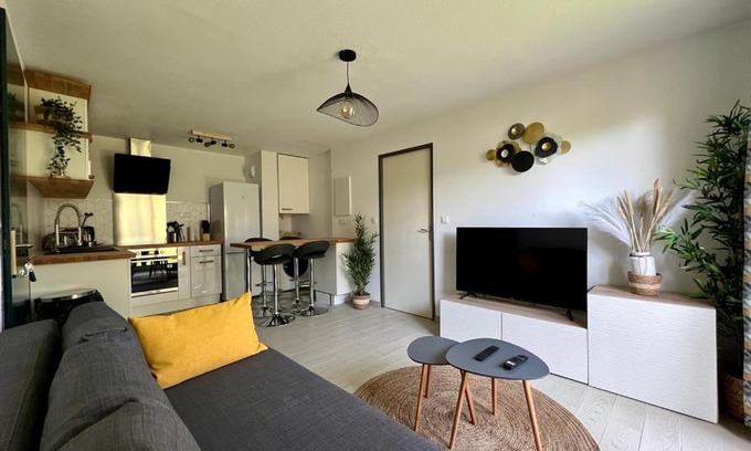 Toulouse North Appartement | Le Cozen - 4p - Jardin & parking proche centre
