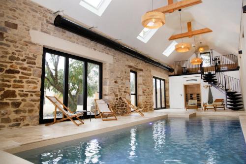 Saint-Evarzec Appartement | LE DOMAINE DE SOANI - Piscine intérieure, Jacuzzis & Sauna ADULT ONLY