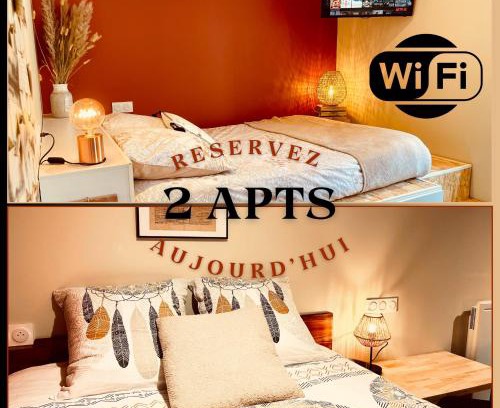 Feurs Appartement | Le Duo Forézien - 2 Apts au RDC côte à côte - Proche gare et centre - Wifi