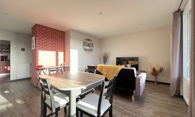 Trois Cocus - Borderouge - Croix-Daurade - Paleficat Appartement | Le Floral - 2p - Lumineux & Calme - Parking/Wifi