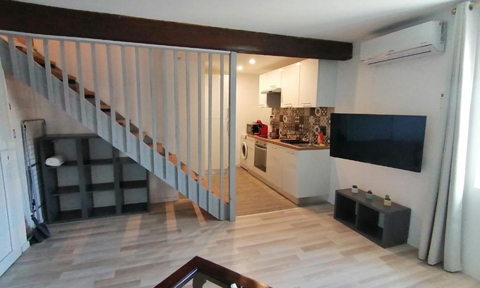 Tonneins Appartement | Le Grain de Sable, studio avec mezzanine