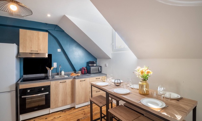 Tarbes Appartement | Le Grand Arsenal - Tres Habitaciones Piso, Capacidad 6