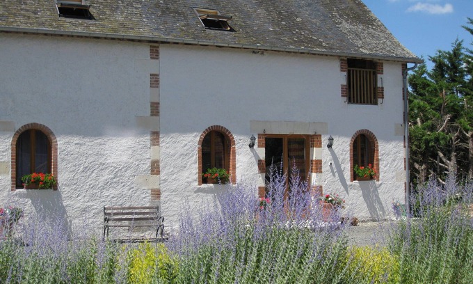 Cussay Cottage | Le Pluvier - Gite de luxe avec 3 chambres et piscine chauffée dans la vallée de la Loire