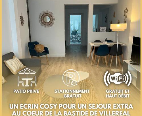 Villereal Appartement | Le refuge de la Bastide - Villeréal - 4 pers