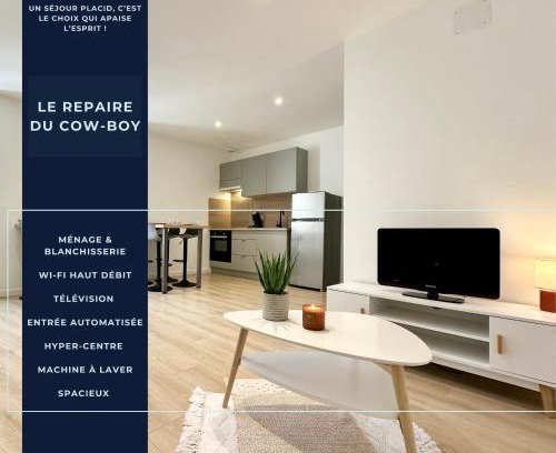 Mont-de-Marsan Appartement | Le Repaire du Cow-boy - Spacieux - Central - Cosy