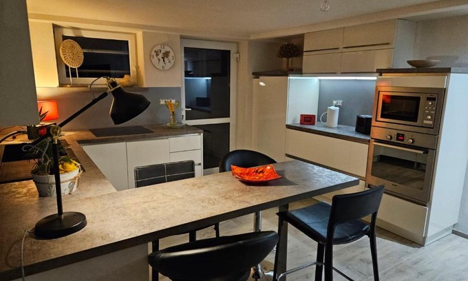 Haguenau Appartement | Le repos des escargots - Appartement classé 1 à 6 personnes avec jardin ombragé et aménagé
