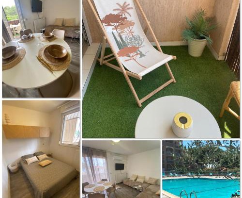 La Celle-sous-Gouzon Appartement | Le Santorin T2 climatisé parking piscine