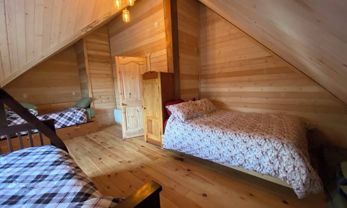 Matawinie Regional County Municipality Chalet De Ski | Le Saphira - Chalet en bois rond