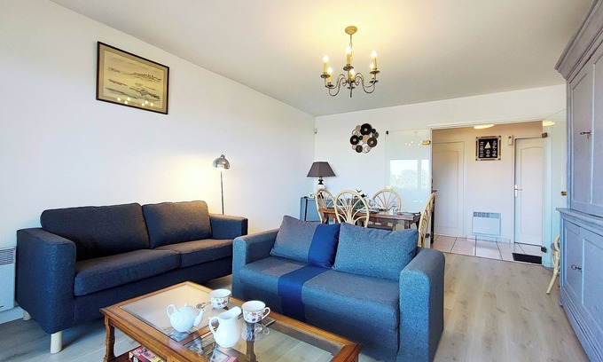 Ouistreham Appartement | "Le Thalasso " 5-person apartment near sea and town center