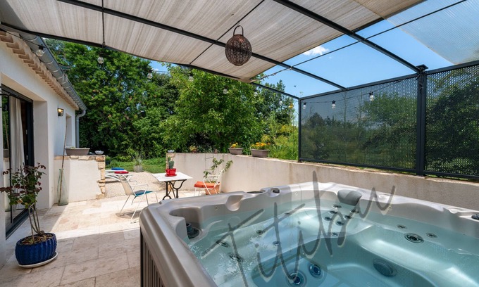 Saint-Paulet-de-Caisson Cottage | Le Titibu : Gîte classé 5* avec Spa privé à 5mn des plages de l'Ardèche