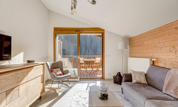 La Giettaz Appartement | Le Torraz - Apt avec balcons aux pieds des pistes