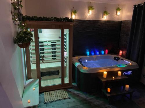 Tricot Appartement | le tricosy jacuzzi et sauna privatif