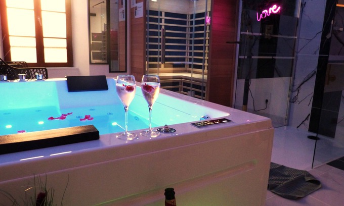 Hermanville-sur-Mer Maison | Le Triplex Romantique *SPA* Balnéo duo * Sauna