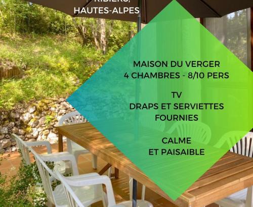 Val-Buech-Meouge Maison | Le Verger de Jouère à Ribiers - Paisible - 10 personnes