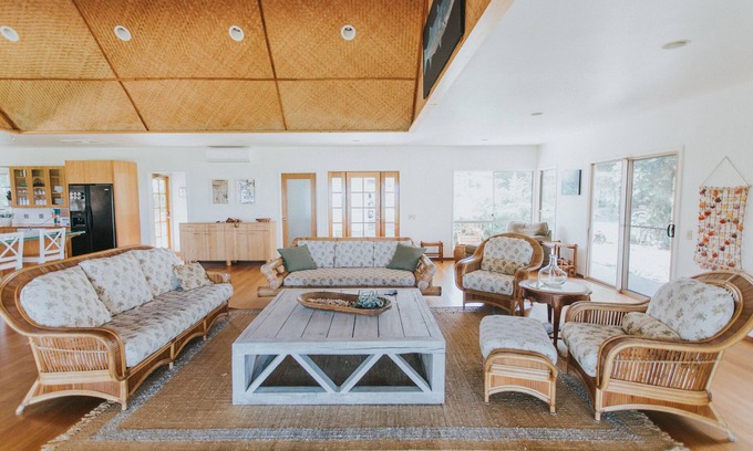 Hamakuapoko Maison | Maison légale de 3 chambres dans une petite ferme Haiku. Proche des plages et de Paia