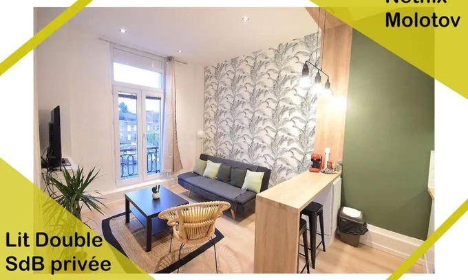Valenciennes Appartement | LeRelaisdOdile13 - PARKING - LUMINEUX - HYPER CENTRE - TRAMWAY