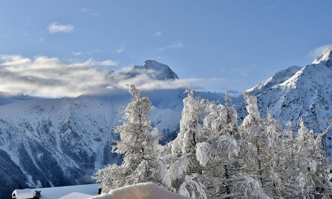 Les Deux Alpes Appartement | Les 2 Alpes, Appartement confortable, magnifiquement rénové, 4 personnes, vue imprenable, wifi