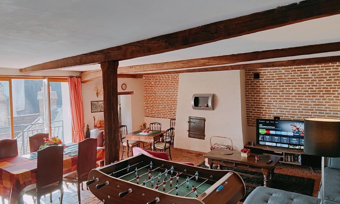Auxonne Appartement | Les Petites Forges Centre Historique Auxonne 120 m2 (Autoroute A39 à 5')