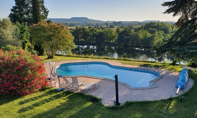 Villeneuve-sur-Lot Maison | Les Rives du Lot - Piscine au bord du fleuve