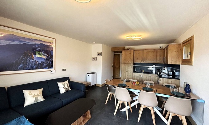 Les Saisies Appartement | Les Saisies - Appart 3P avec parking, balcon & WIFI