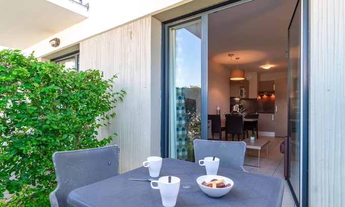Concarneau Appartement | Les Thermes 508 - Appt avec piscine partagée