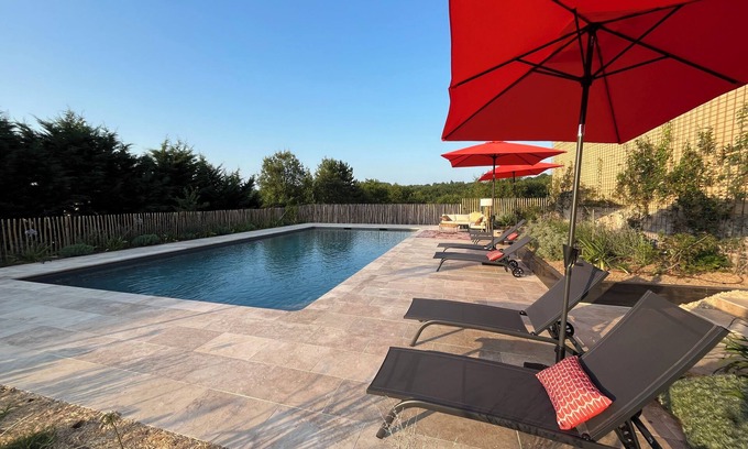 Valojoulx Maison | Les Tratinneries, air-conditioned house in Périgord noir - private heated swimming pool