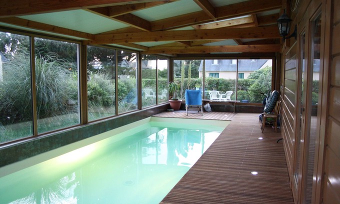 Penvenan Villa | Les Villas d'Onalou Port Blanc Piscine