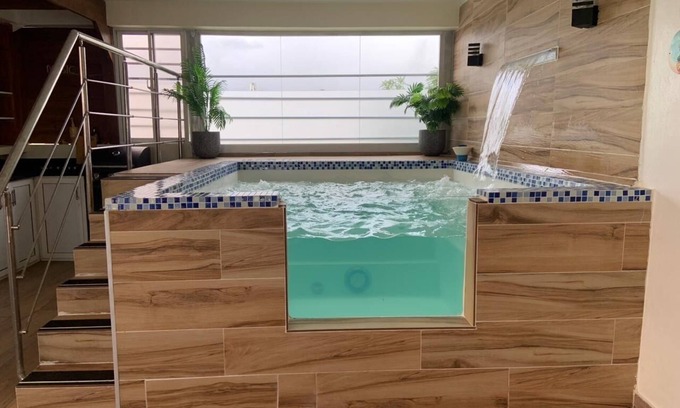 Bani Appartement | Lianas Rooftop Entire Apartment With Private Jacuzzi Just 8 min Near the Beach
