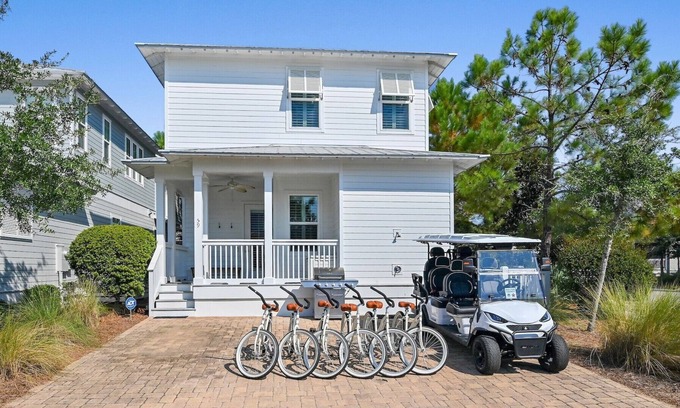 Santa Rosa Beach Maison | Liberty Point 4BR/3.5BA Home | Golf Cart, Bikes & Resort Amenities | NatureWalk 30A