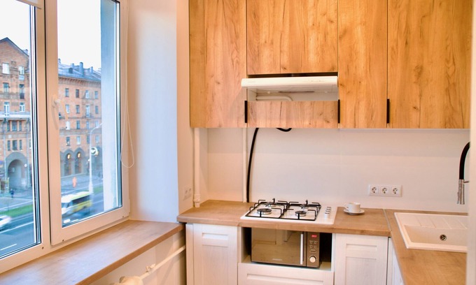 Pervomaysky District Appartement | Light and comfortable 1-bedroom apartment