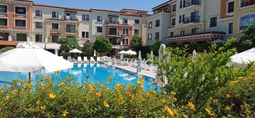 Sozopol Appartement | Lily Beach Resort - sunrise over the sea - Sozopol