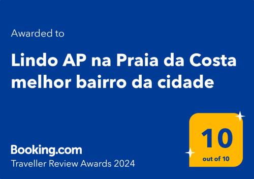 Vila Velha Appartement | Lindo AP na Praia da Costa melhor bairro da cidade