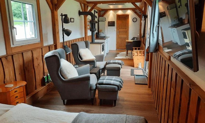 Bad Großpertholz Maison | Living Legends - Tiny House auf den Wiesen der Edermühle