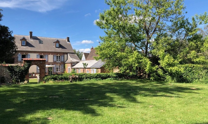 Beaumont-les-Nonains Maison | Loc maison charme VEXIN 65 km & 1h from Paris Ouest 5 bedrooms 10 pers. Swimming