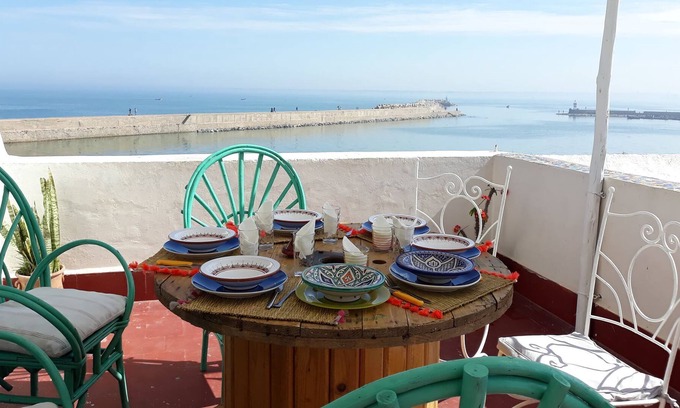 El Jadida Maison | Maison Locale vue mer-Cité Portugaise