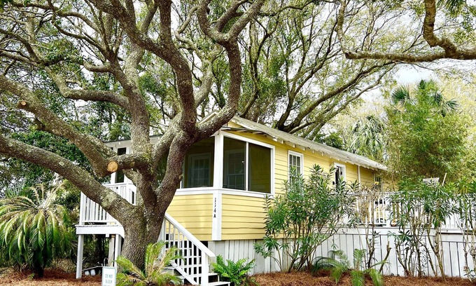 Folly Beach Maison | Location & Charm! Just Steps to Downtown & Beach!