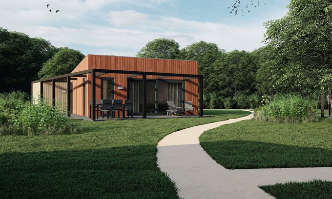 Arcen Maison | Lodge avec vue sur le lac et climatisation, près du Maasduinen
