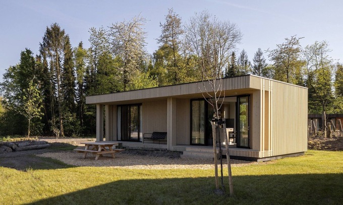 Zeewolde Maison | Lodge avec terrasse spacieuse à Horsterwold