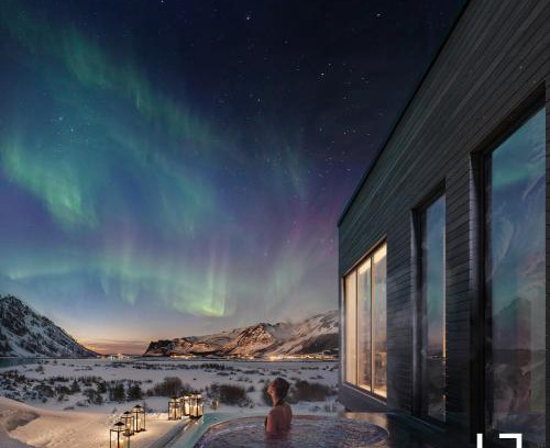 Vagan Maison | Lofoten Arctic Lodge - sea view, jacuzzi & sauna