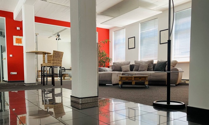 Gross-Umstadt Appartement | Loft Apartment 'Loftwohnung' with Wi-Fi and Air Conditioning