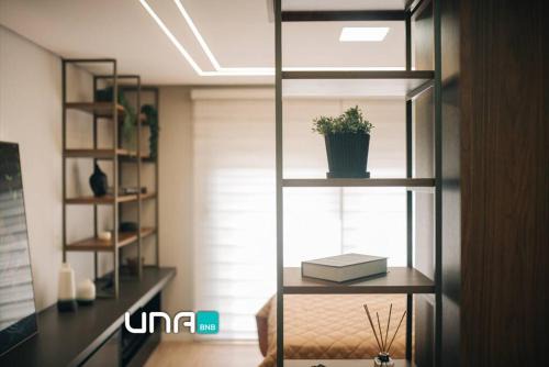 Sao Goncalo Appartement | Loft com sacada, lareira e garagem no Parque Una