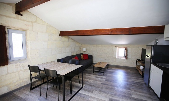 Saint-Germain-Du-Puch Appartement | Loft dans un vignoble- 15 min de St Emilion
