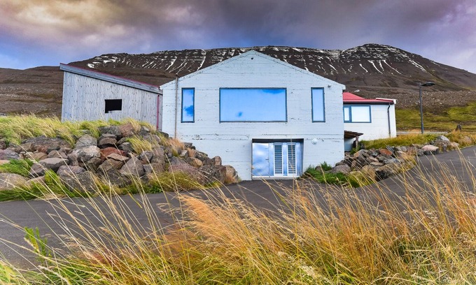 Hauganes Maison | maison de Loft avec une vue imprenable sur le fjord