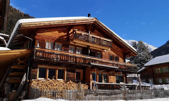 Monstein Appartement | Loft à Walserhaus, balcon, emplacement dégagée