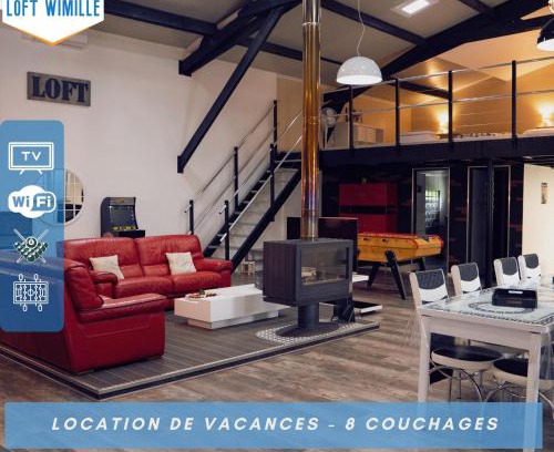 Wimille Maison | Loft Spacieux à Wimille, Proche de Nausicaa et des Plages, 8 couchages