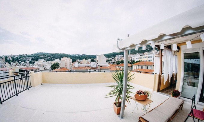 Kavala Appartement | Loft with panoramic view