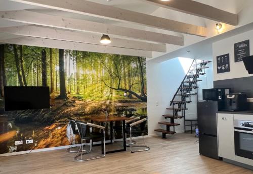 Neckarwestheim Appartement | Loft Wohnung Appartement auf 2 Etagen, Nähe Neckar